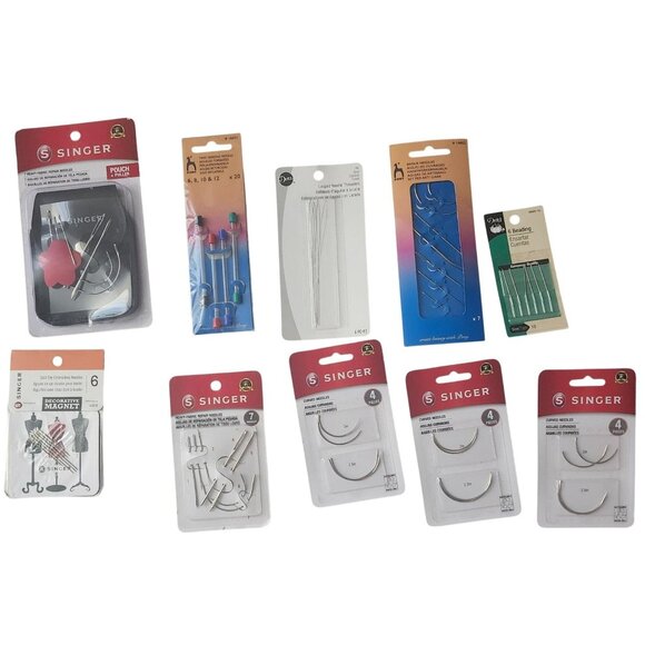 Singer Sewing Multiple Sewing Accessories 10 Kit Needles - Picture 1 of 3